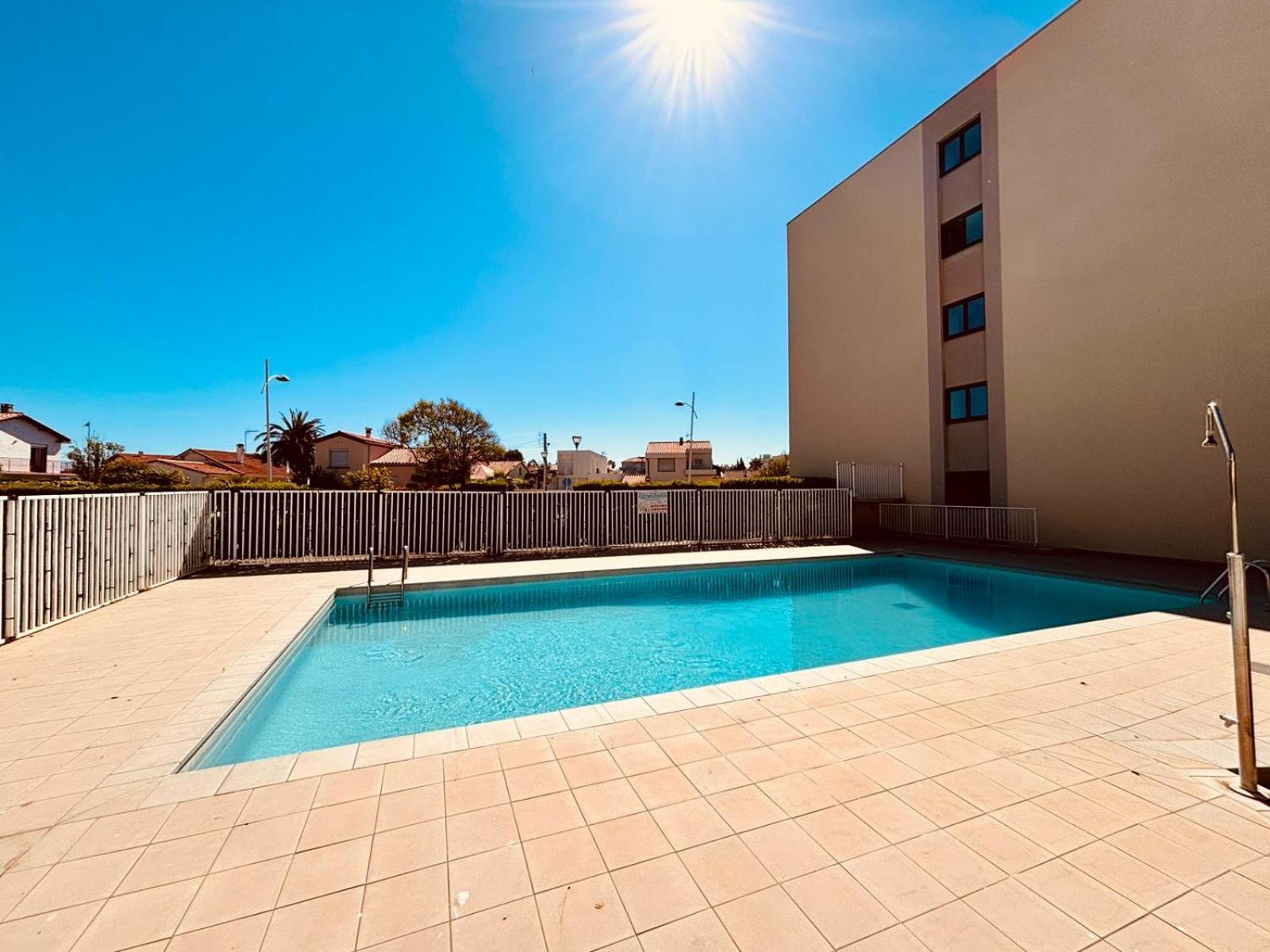 Studio Moderne Avec Parking Et Piscine- 313 Canet-en-Roussillon Esterno foto
